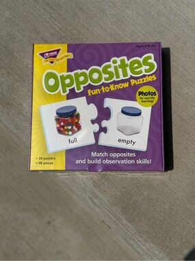 Trend Opposites Fun-to-Know Puzzles